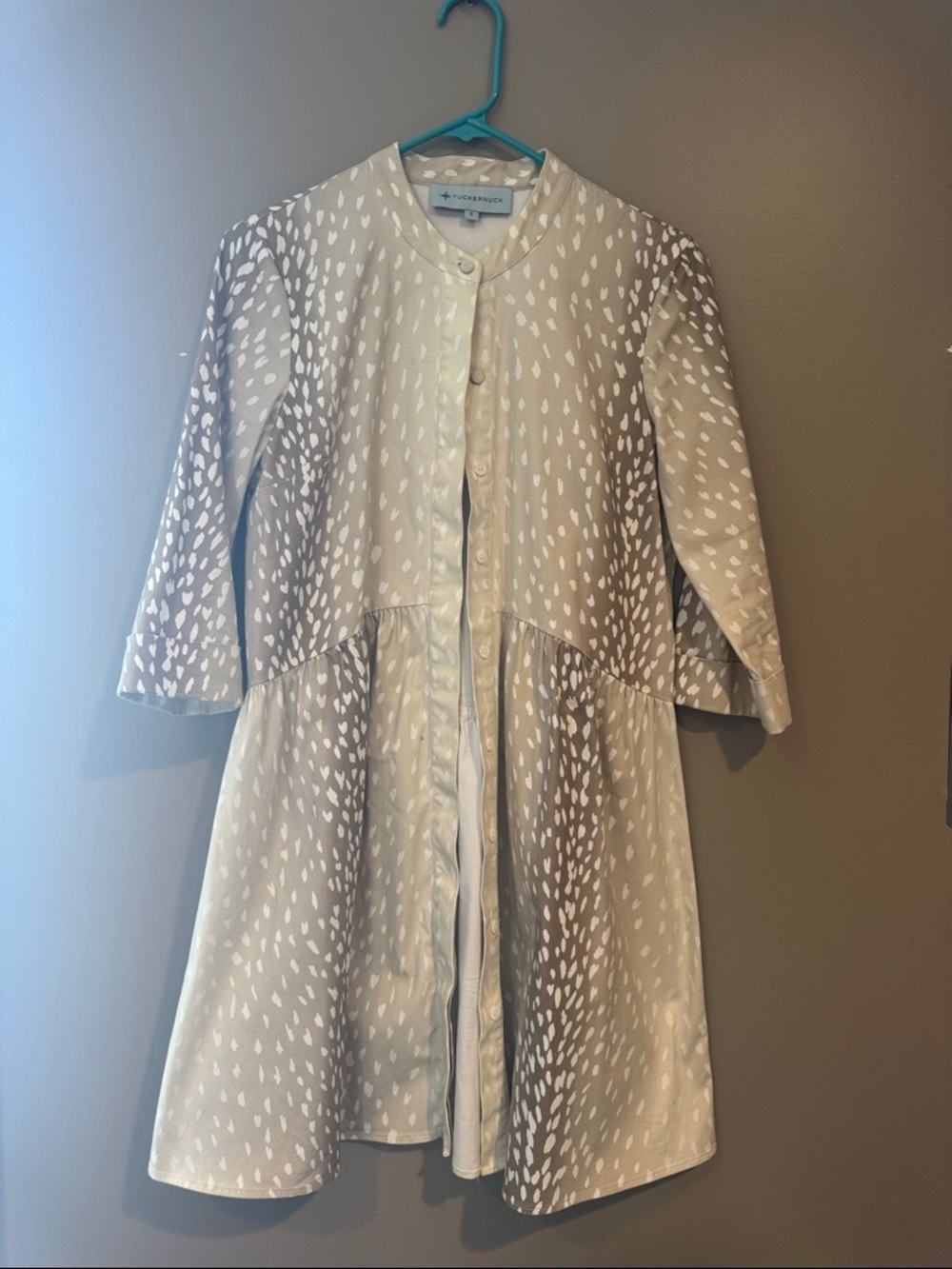 Tuckernuck Cream Antelope Printed Dress